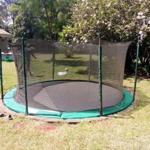 Circular Inground Trampoline with Safety Net